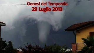 La Genesi del temporale del 29/07/2013 | Trezzo sull'Adda (MI) | Tornado in Italy