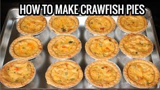HOW TO MAKE NEW ORLEANS STYLE CRAWFISH PIES