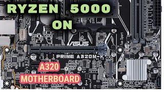 How to update bios for Ryzen 5000 on a320 motherboard