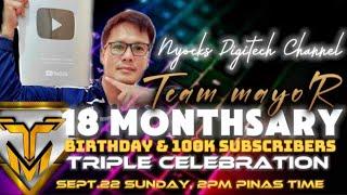 12 days na lang GLS na natin at 8th Monthsary ng TEAM MAYOR