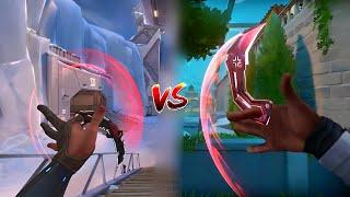 VCT KARAMBIT vs RGX 3.0 KARAMBIT | ANIMATION COMPARISON VALORANT