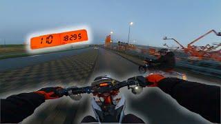 DRIVING MY KTM EXC 125 SUPERMOTO FOR THE FIRST TIME  Onboard POV | Top Speed