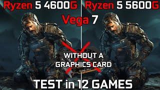 Ryzen 5 4600G vs Ryzen 5 5600G - Test 12 Games