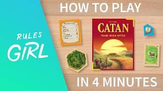 How to Play Catan in 4 Minutes - Rules Girl