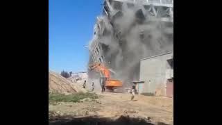 ریزش ساختمان در حال احداث به دلیل حذف ستون خودسرانه