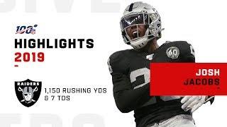 Josh Jacobs Full Rookie Season Highlights | NFL 2019