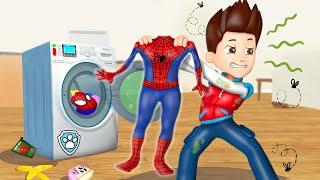 Poor Ryder Don't Want To Become SPIDERMAN?! - Sad Story But Happy Ending - Paw Patrol 3D Animation