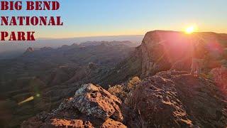 20F Camping in BIG BEND National Park! Backpacking Chisos Mountains, South Rim, Emory Peak 4K VIDEO