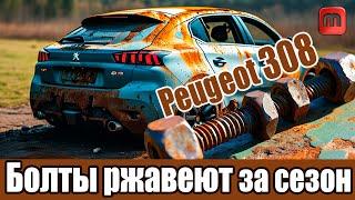 Peugeot 308 Ржавеют болты за сезон.