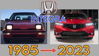 THE EVOLUTION OF HONDA INTEGRA (1985-2023)