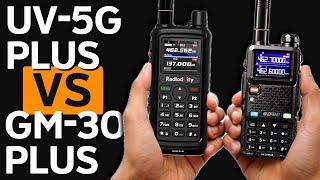 Baofeng UV-5G Plus VS Radioddity GM-30 Plus GMRS Radios - GMRS Radio Comparison Radioddity & Baofeng