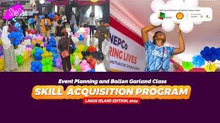 Event Management & Balloon Garland Decoration Class at SheCan Nigeria Skill Acquisition Program 2024