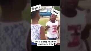 FULL FIGHT OF ROYALTY AND NIKE