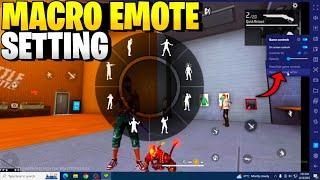 How to set macro emote in pc || Free fire main fast emote kaise kare  #alphaarijit