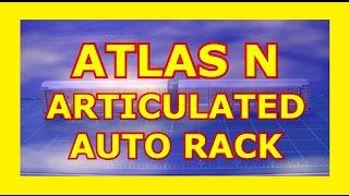 ATLAS N SCALE ARTICULATED AUTO CARRIER / MODEL RAILROADING