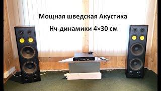 Мощная шведская акустика System ONE H212B на усилителе C-Audio ST400