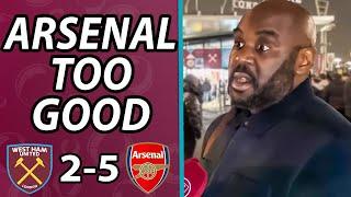 "Arsenal Were Too Good" (Brian) West Ham 2-5 Arsenal