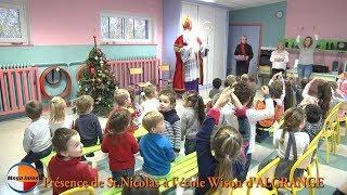 Présence de St.Nicolas à l'école Wison d'ALGRANGE