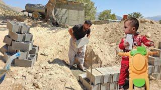 Documentary on the life of Sifla and Arad.Construction for the kitchen