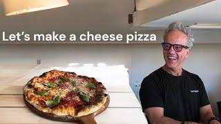 Triple Cheese Pizza Perfection | Fontina, Mozzarella, & 72-Hour Dough on Baking Steel