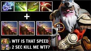 SUPER Machine Gun Max Attack Speed + Crit Sniper Mid Delete Enemies in 2 Sec Most Imba Hero Dota 2