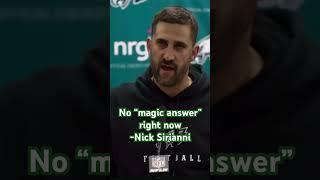 No “magic answer” right now  -Nick Sirianni after Eagles 20 point loss to Cowboys via #Eagles #NFL