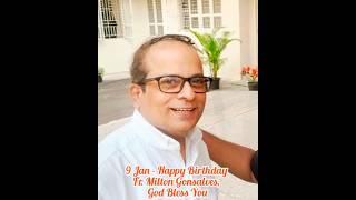 9 Jan - Happy Birthday Fr. Milton Gonsalves, God Bless You