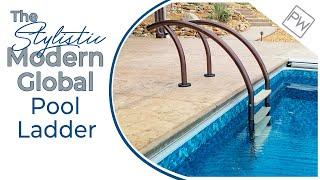 The Stylistic Modern Global Pool Ladder | Pool Warehouse