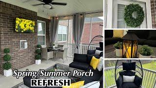 SPRING/SUMMER PORCH REFRESH| CLEAN & DECORATE WITH ME