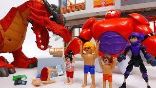 Defeat The Evil Dragon~! Go Big Hero 6 Go Baymax