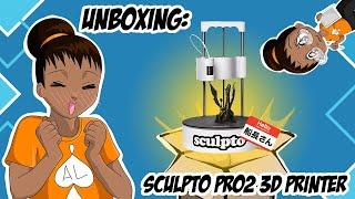 Unbox & Set Up: Sculpto Pro2 3D Printer [ft. Monster High Headphones!]