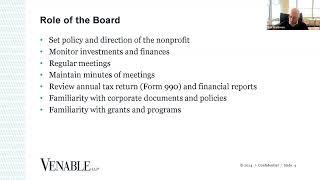 Building a Nonprofit Board of Directors: Legal and Strategic Issues