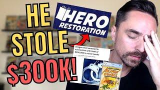 BREAKING NEWS! Hero Restoration Owner Mike DeChellis ARRESTED For $300,000 Of Comic Book Theft!