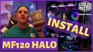 Masterfan MF120 Halo Unboxing and Installation (Cooler Master)