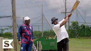 Golfer Tries Barbados NATIONAL SPORT 