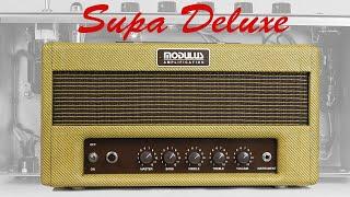What do you get when a Tweed Deluxe cross breeds with a Princeton Reverb? A Modulus Supa Deluxe