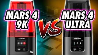 Elegoo Mars 4 Vs Mars 4 Ultra