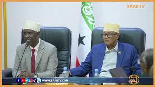 Qaabkii Madaxweyne-ku-xigeenka loogu soo dhaweeyey shirkii Golaha Wasiirrada Somaliland ee maanta.
