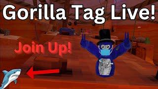 Playing Gorilla Tag LIVE with Monkes! (Join Up!)