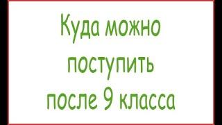 Куда поступить учиться после 9 класса   ошибки при поступлении   истории из жизни   2020   топ