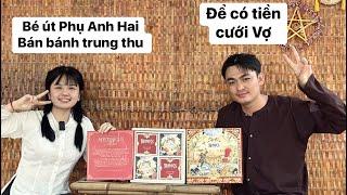 Bé Út Thúy Nga phụ Anh Hai Thanh Chương Bán Bánh Trung tại Hội quán NSMV để có tiền Cưới Vợ