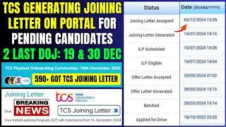 TCS DIRECT JOINING LETTER ON PORTAL, SET 1-3 DOCUMENT UPLOAD, ILP TRAINING, BGC & ONBOARDING PROCESS