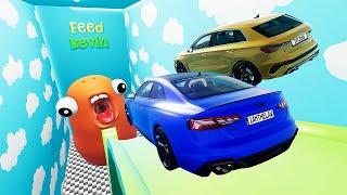 Audi Cars VS Mystery DOORS - Sports Car Challenge - BeamNG Drive