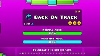 Geometry dash - back on track all coins