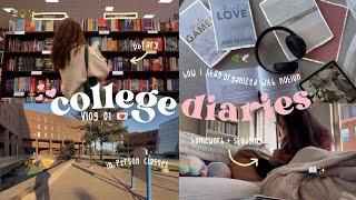 college diaries 01  first day of graduate school, library, in person class + how i stay organized 