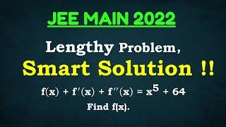 Application of Derivatives | Polynomial Function |  JEE Main - 2022  @ARYA_Mathematics