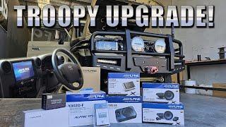 Justin's Toyota 78 LandCruiser Troopy, Alpine X-Type Audio Upgrade With HEMA And Lots More!!