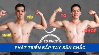 Bắp Tay Săn Chắc Với Trong 20 Phút | Chỉ Tạ Đơn | Hubert Cu
