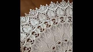 Вязаная крючком мини скатерть рельефным узором . #crochet #tablecloth #lacedoily #вязаниекрючком