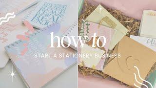 How To Start A Stationery Business in 2025 | step-by-step guide, business tips, encouragement